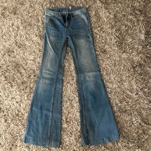 Free People flared denim